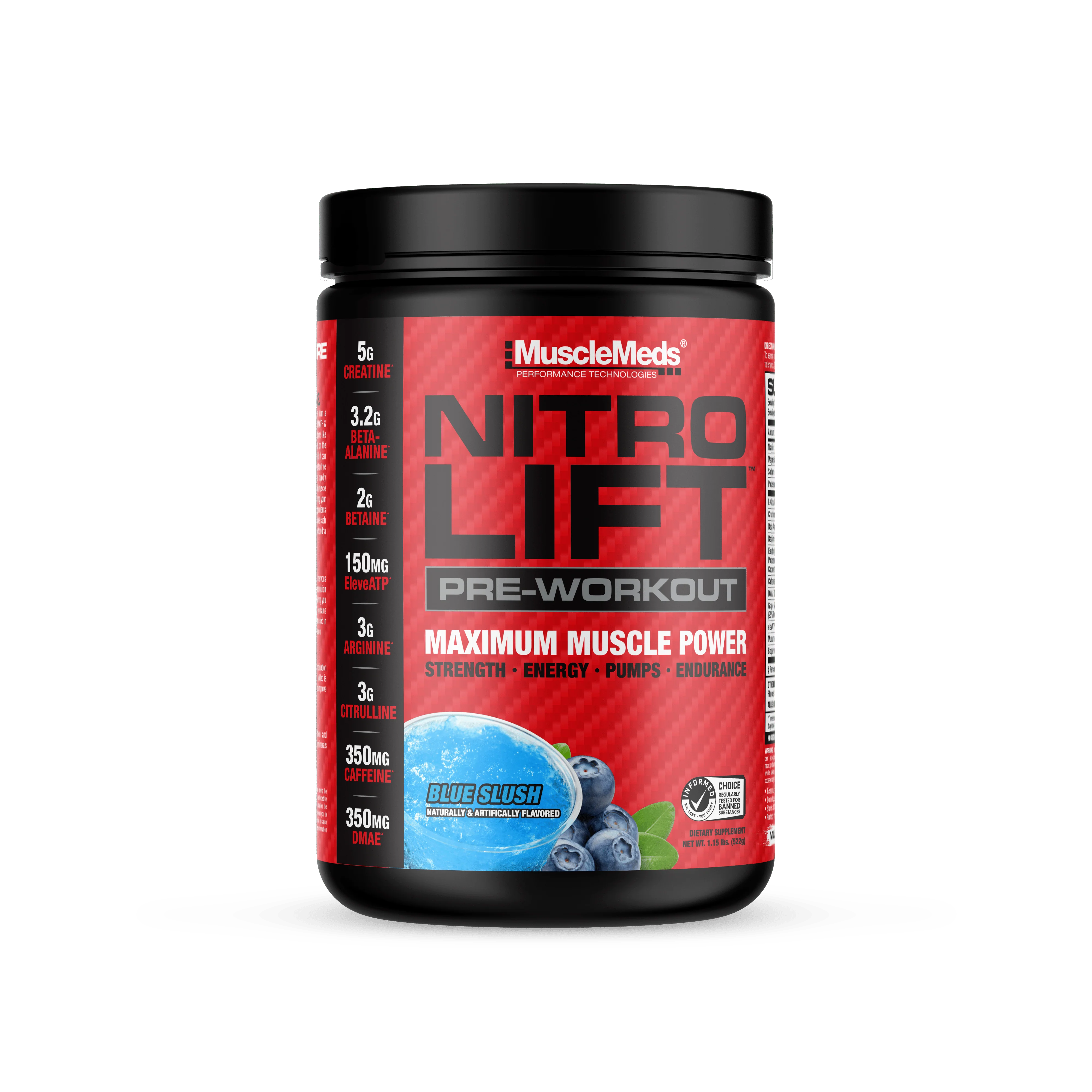 MuscleMeds Nitro Lift pre-workout 40 \ 20 posiya 1