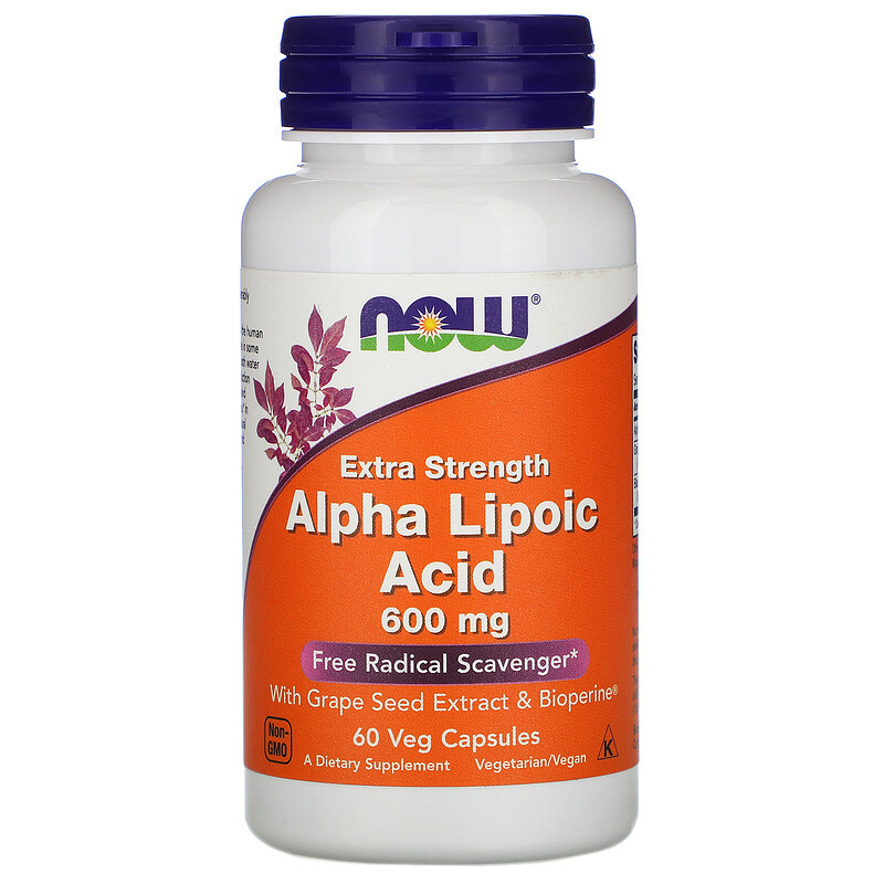 NOW Foods Alpha Lipoic Acid 600 mg